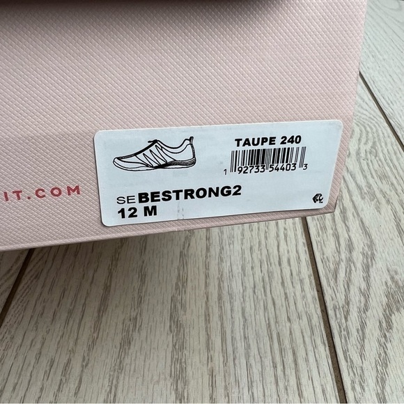 Easy Spirit Be Strong 2 Zipper Front Walking Sneakers Shoes 12M Taupe $70 - Picture 11 of 11